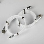 Wholesale Magnetic Tangle Free iPhone Charging Cable -  Fast IP Lighting Charging Cable for Easy Storage and Organization for iPhone, iDevice (Black)